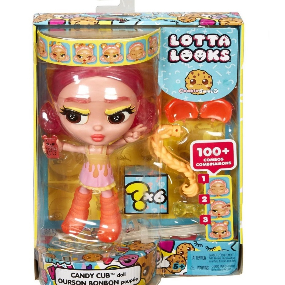 Sealed and unopened Lotta Looks Cookie Swirl C Candy Cub Doll